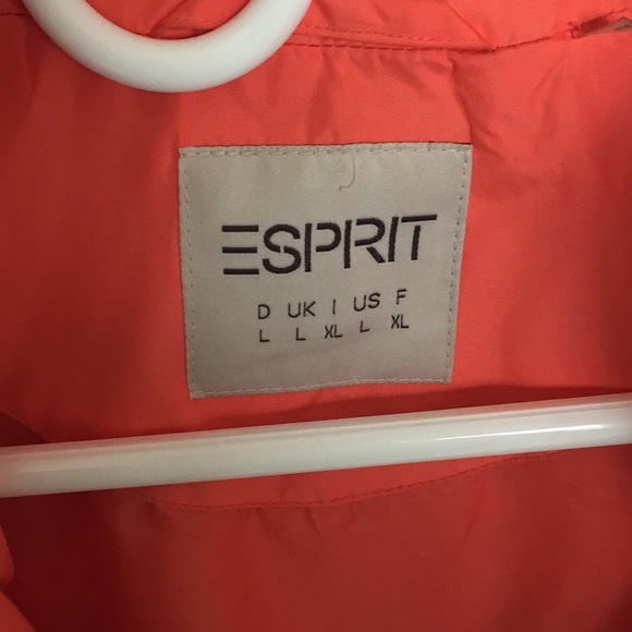 Peach/pink Esprit rain jacket - Picture 3 of 3